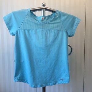 Under Armour blue thin stripe tee Size S